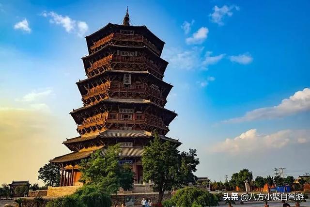 普救寺图片，从山东省潍坊市自驾到山西省旅游怎么走好，第一站大同市