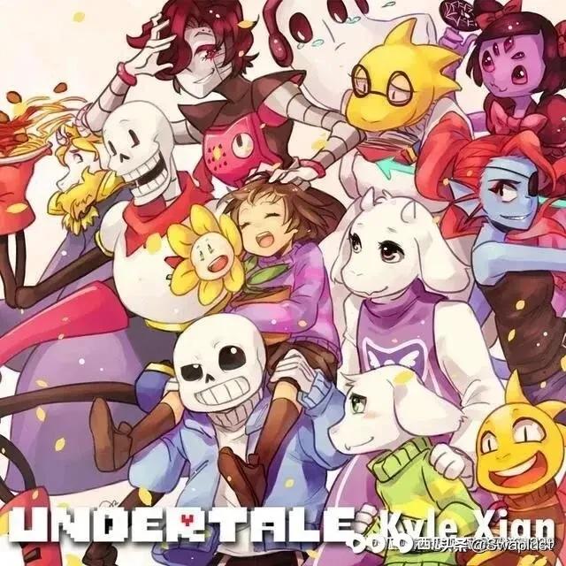 这个游戏还有非常多的同人au,比如underfell,underswap,flowerfell等