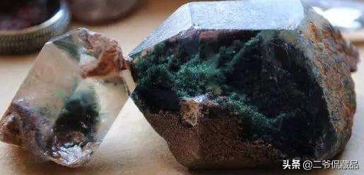 天然七彩水晶原石,天然水晶的包体是什么形状?