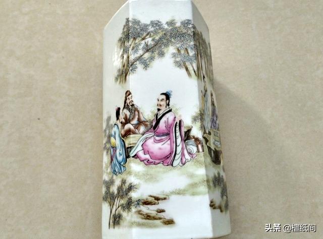 手工瓷器台湾蓝鹊:怎样鉴别瓷器上的手绘和非手绘纹饰？