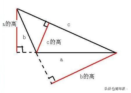 锐角钝角直角三角形三条高怎么画？:锐角三角形怎么画 第3张