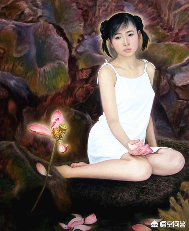 对于画家李壮平父女联袂创作的《东方女神·山鬼》系列油画,你怎么看?