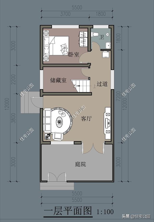 1米宽,深13米的自建房怎样设计布局好?(3个回答)