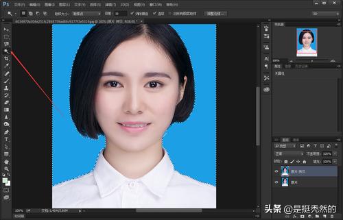 1寸照片换背景,一寸照更换背景颜色方法？