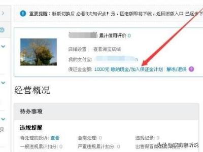 淘宝开店怎么交押金，我想开千牛淘宝店不知道保证金怎么交