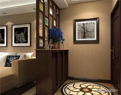 鞋柜放在入户门哪侧好,入户门左右没有墙怎么做鞋柜？