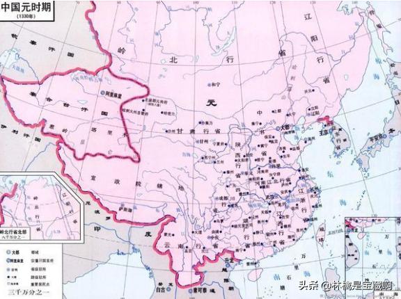 元朝疆域:元朝最大的时候有多大？（地图）？