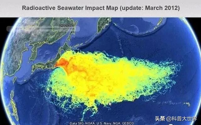 日本核废水污染示意图图片