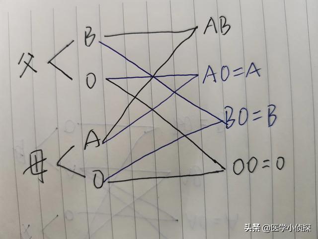 头条问答 父亲是b型血母亲是a型血 生出来的孩子是什么血型 159个回答