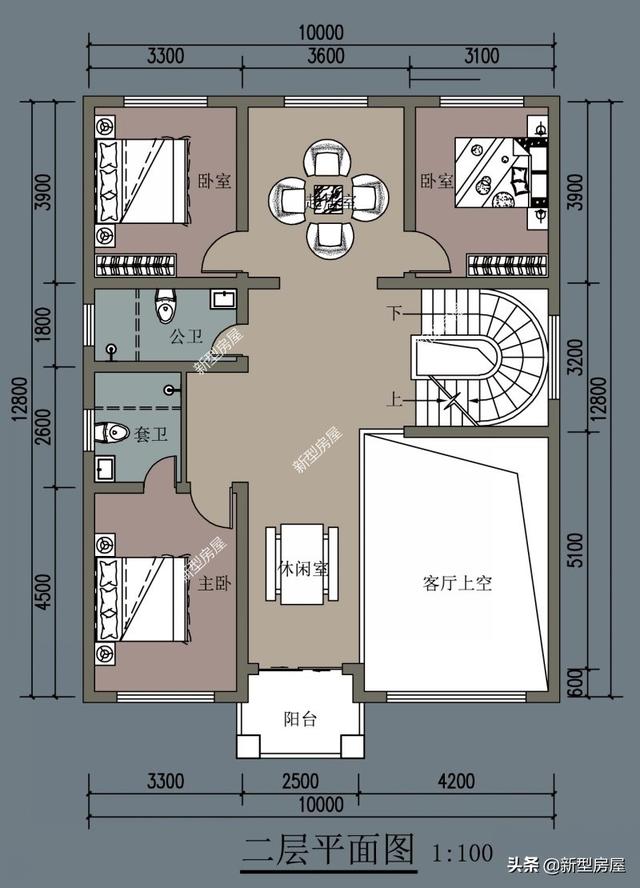 面寬10.3米進深13米自建房怎樣設計?