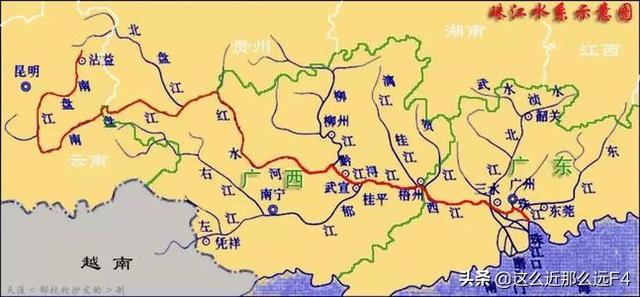 珠江发源于哪里?为何径流量仅次于长江,通常被称为我国第二大江?