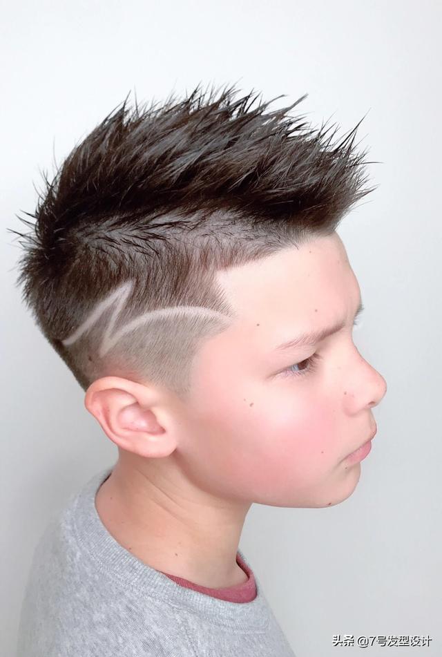 儿童发型男学生头图片