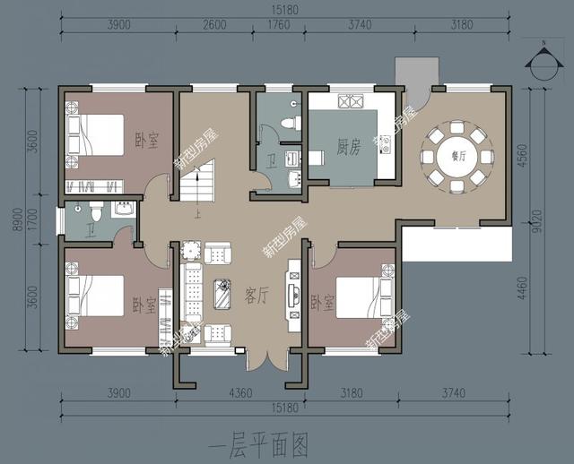 2022年想建个现代中式风格的别墅，该怎么设计，有没有户型可以推荐？