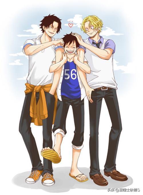 《海贼王》中路飞,艾斯,萨博三个人带着不同的帽子,各自有何含义呢?