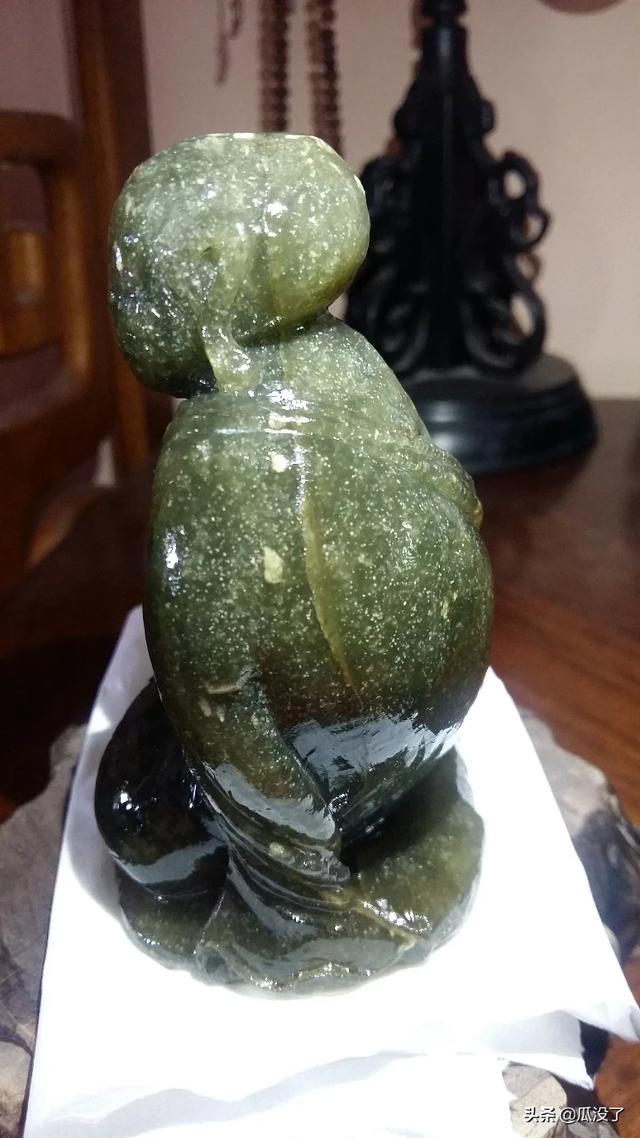 头条问答 - 罕见至极的民国青田石艾叶绿印章是否真的价值连城?