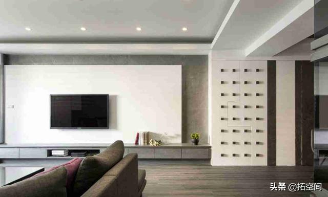 不做吊顶，电视墙怎么设计？插图51