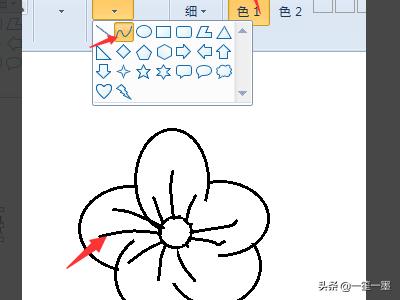 梅花树简笔画,梅花简笔画怎么画，梅花的画法？