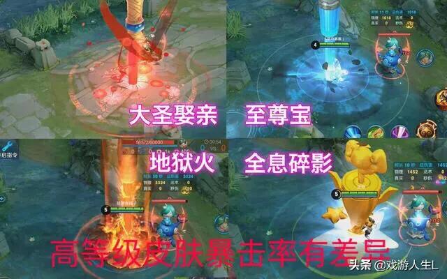 王者荣耀玩家万场亲测：猴子地狱火有额外暴击率,高等级皮肤隐藏属性最明显,你怎么看？