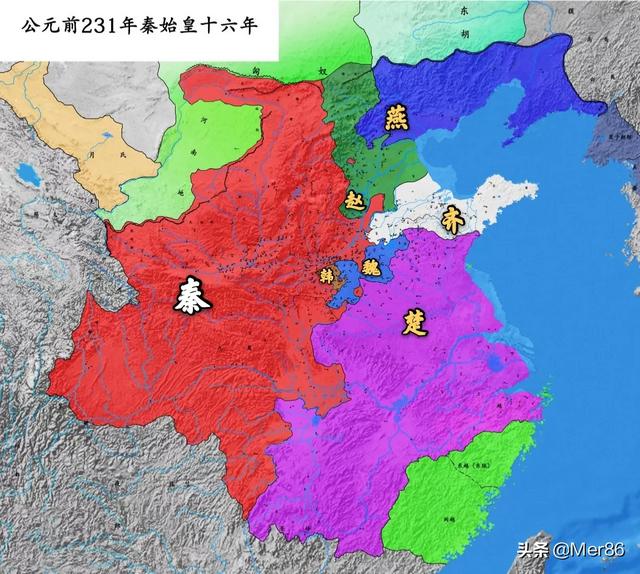 秦滅六國時的名將眾多但是14年後與項羽對陣的居然是章邯這種不入流的