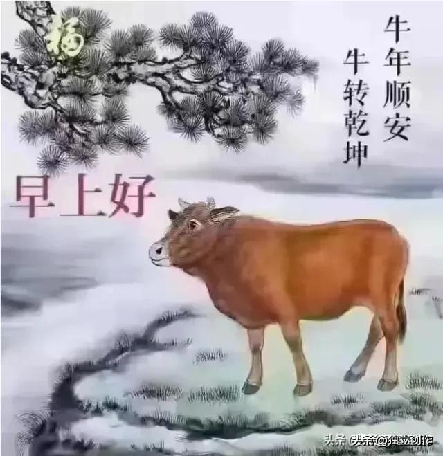 今年是牛年,用牛的成语编一段祝福的话怎么编？