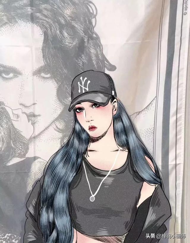 有没有霸气冷酷的黑白灰色系的女生头像？