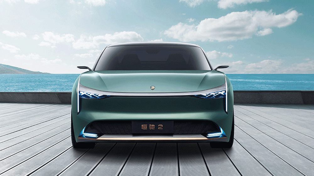 金一集团电动汽车图片，如何评价恒大的新能源汽车恒驰？