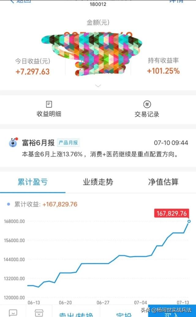 买10万块钱的基金,一般情况一天能赚多少钱？