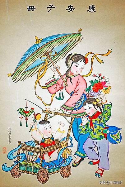 年画中的动物和植物都有什么？有什么象征意义？