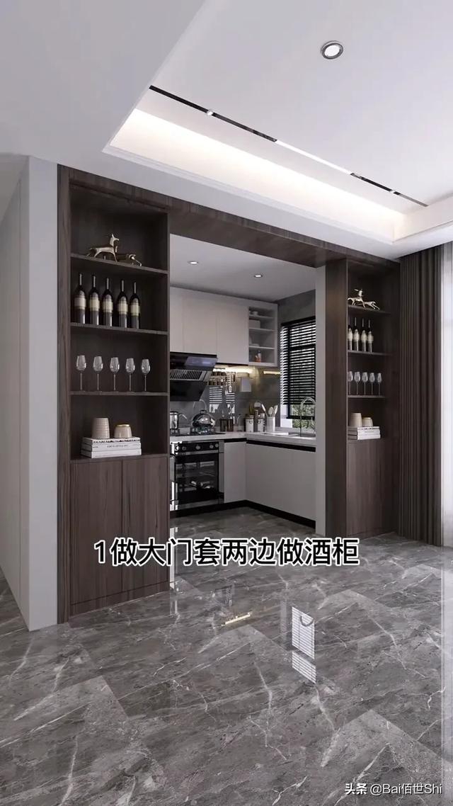 厨房隔断门柜最流行怎么布置?-惠修网