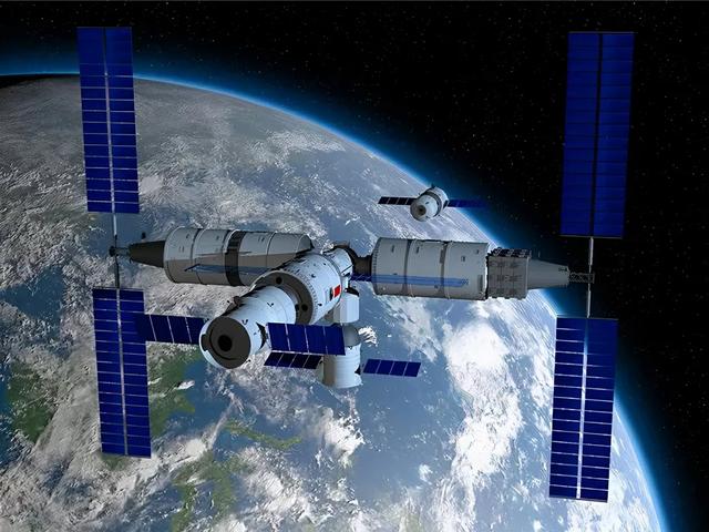 中国的空间站用望远镜晚上能看到吗