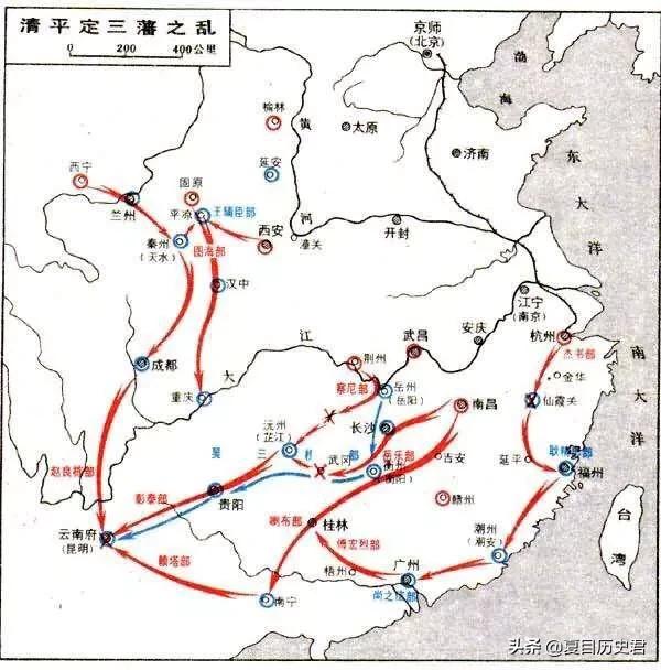 吴三桂兵马是清朝2倍，已经收复南方，还饮马长江，最终为何失败？插图34