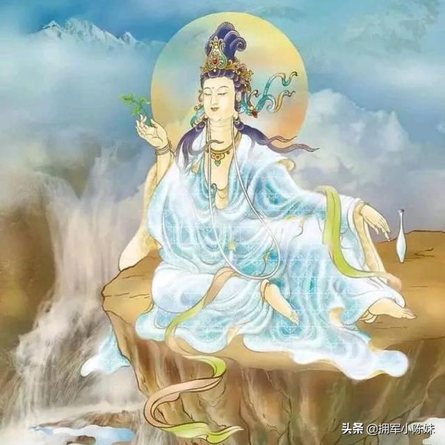 南海观音菩萨像:观世音菩萨的本尊是什么样子？