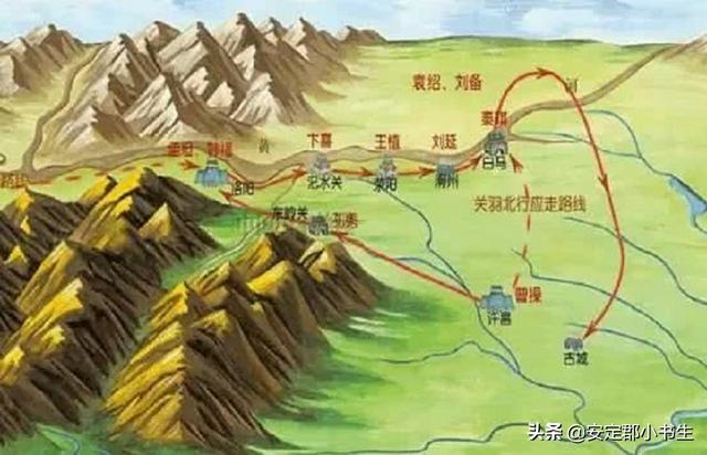 关羽千里走单骑:赵匡胤千里送京娘，关云长千里走单骑。如何导航？有服务区么？