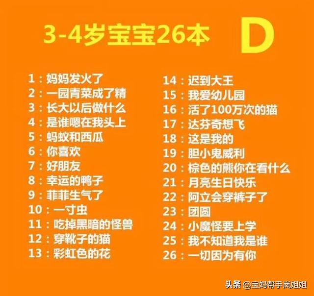 适合2-3岁儿童的绘本有哪些，适合2-3岁儿童的绘本有哪些？