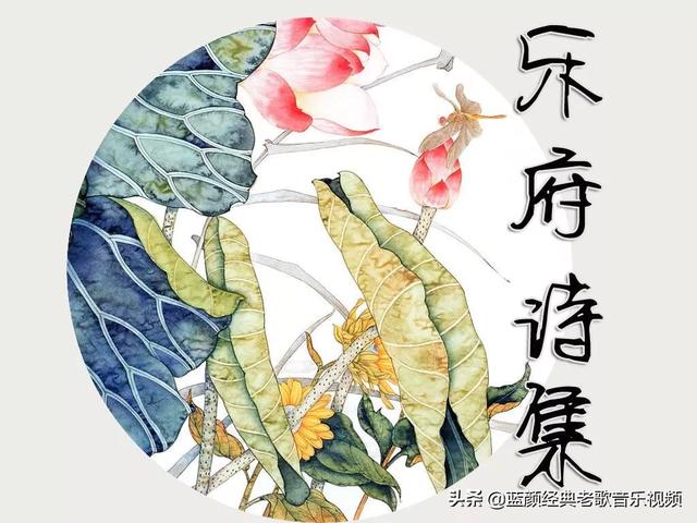 《乐府诗集》诗的前四句描写的自然景物有什么特点？