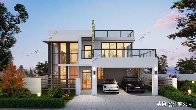 头条问答 11米面宽x10米进深带车库怎样设计 5个回答