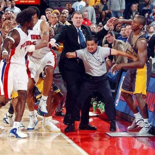 全球打架排行榜:单说打架战斗力，NBA联盟谁的攻击力最强？