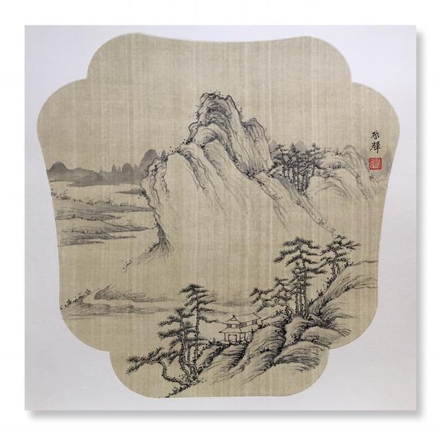 有什么适合国画初学者临摹的山水图？