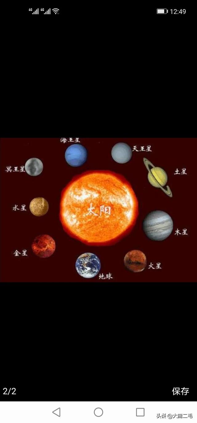 八大行星名称图片
