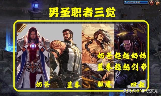 DNF男圣职者三觉：奶爸太阳可过图,蓝拳进军超一线,如何评价？