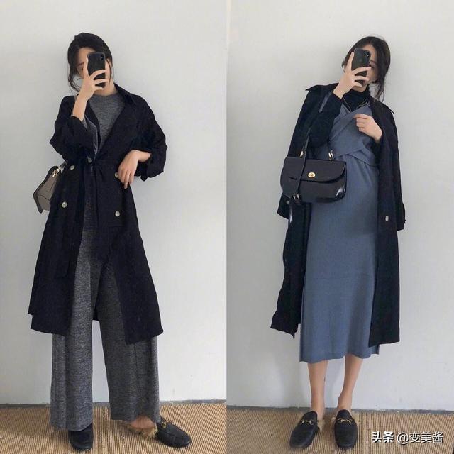 星星黑白色拼色绑带松:40岁的女人，怎样穿搭淑女又显瘦？