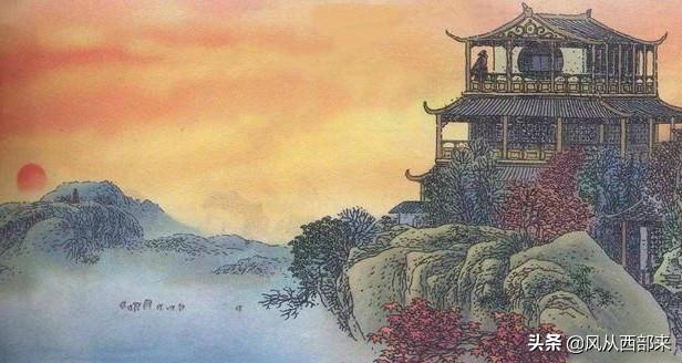 “白日依山尽”写的是水的景色吗？为什么？