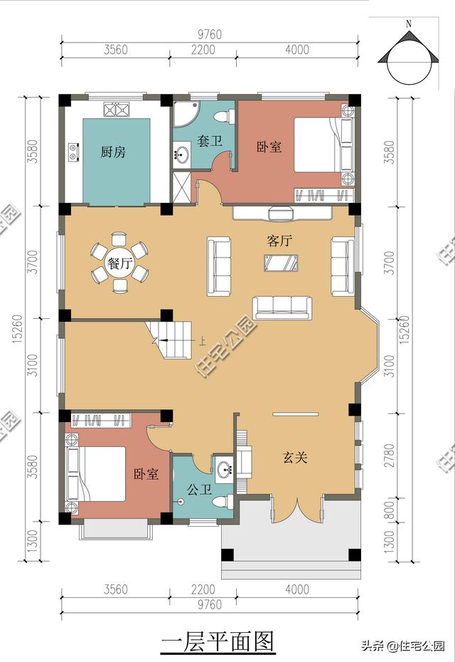 农村自建房20米长,10米宽,怎样设计?-惠修网