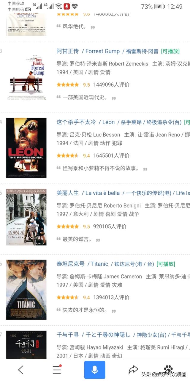 为什么豆瓣上有些评分很高的片子自己却觉得不好看？