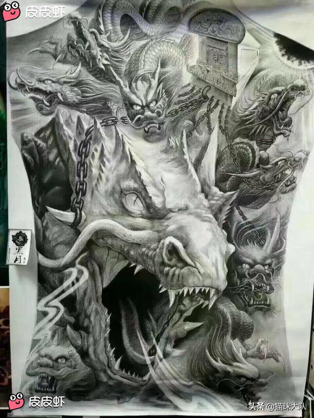 头条问答 - 求一个满背纹身图案,要简单要霸气,有哪些推荐?