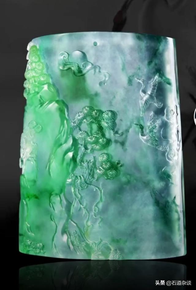 注色翡翠图片,为什么有人说老翡翠过不了国检？