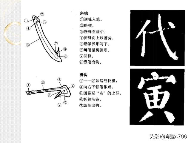 斜钩怎么写,斜钩怎么写田字格