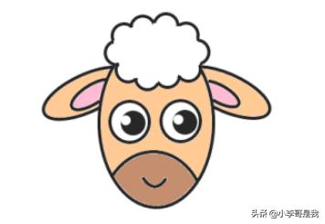 小羊怎么画怎么画可爱的小山羊的简笔画