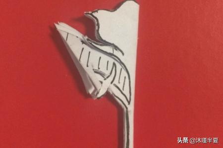 花剪纸,漂亮玫瑰花窗花剪纸方法？