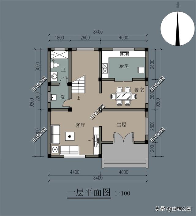 三层农村住宅设计图(普通三层楼房设计图农村)